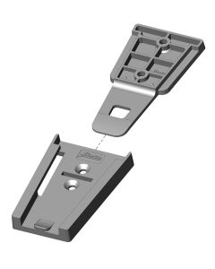 Image showing the two components which form the quick release cradle