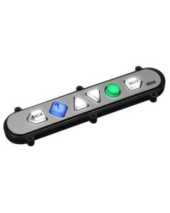 NavBar™, Silver, White Keys, Under-Panel Mount