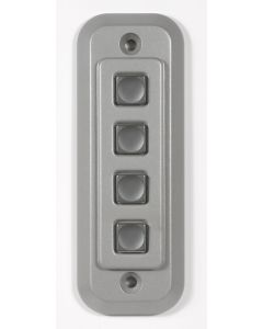 1000 Series Vandal resistant keypad, 4 blank keys.