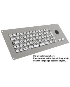 2212 Series - UK Format, White Keys